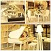 CUTEBEE Dollhouse Miniature with Furniture, DIY Dollhouse Kit Plus Dust Proof and Music Movement, 1:24 Scale Creative Room for Valentine's Day Gift Idea M21