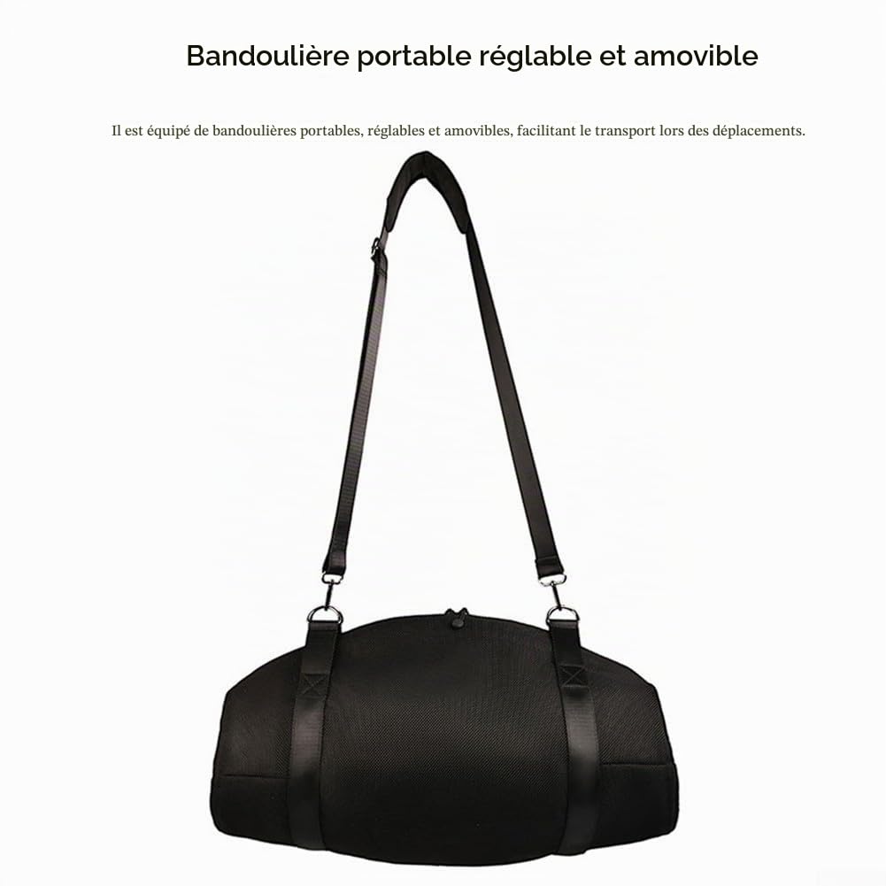 Étui de transport pour haut-parleur portable JBL-BOOMBOX 3 - Sac de rangement avec accessoires - Utilisation en extérieur
