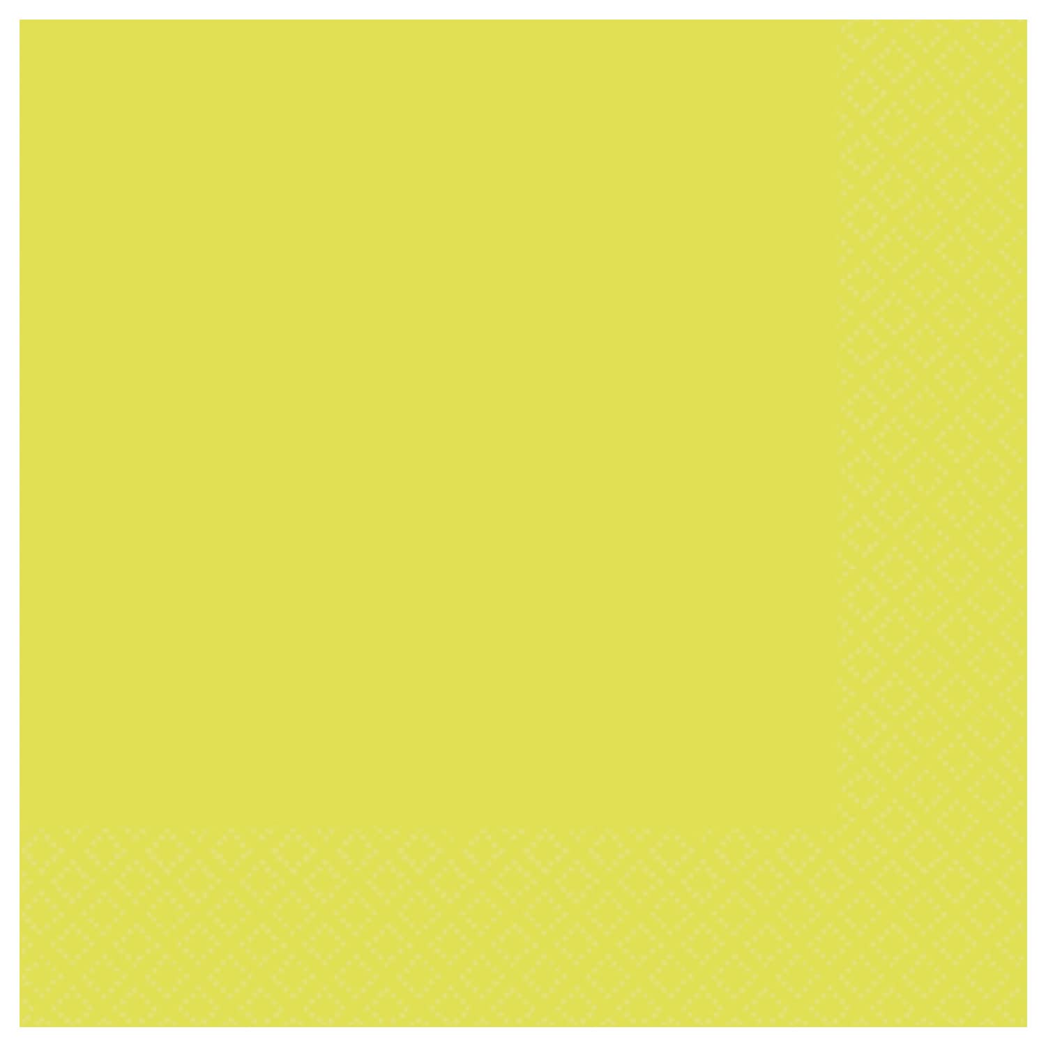 Amscan 9915402-206 - Lime Green Eco-Friendly Compostable Luncheon Napkins - 20 Pack
