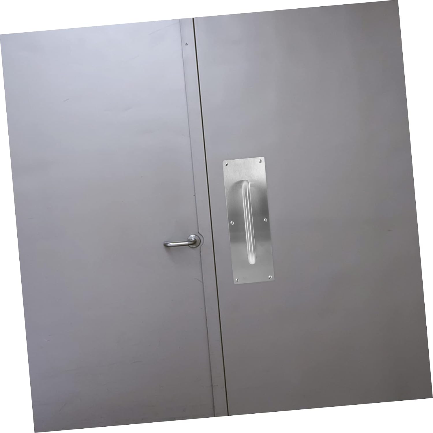 Stainless Steel Pull Push Door Plate Handle Durable Accessory for Sliding Doors Closet and Commercial Use Easy to Install with Screws Included Smooth Polished Finish for Safety