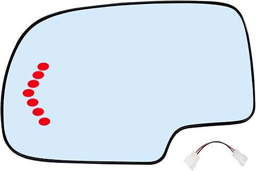 Espejo calefactable para el lado izquierdo del conductor, repuesto para Chevy Chevrolet Silverado Avalanche Suburban Tahoe GMC Sierra Yukon Cadillac