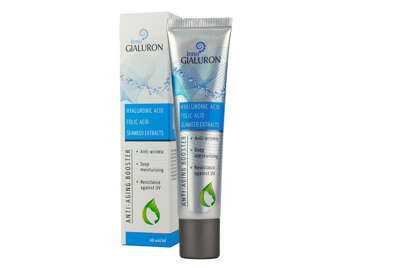 2 Tubes Gialuron Innogialuron Anti-Aging Booster Anti-Wrinkle Cream by Hendel Garden - 2.7 fl oz/80 ml