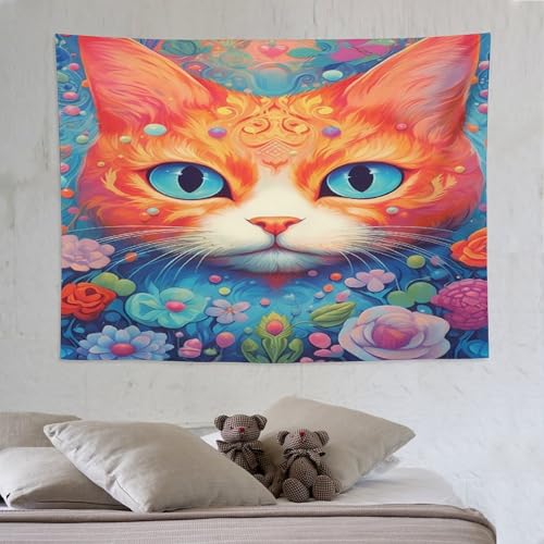 Tenture murale tigre PAZZK | Idée cadeau décoration originale