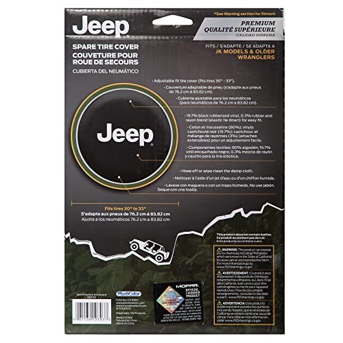 Plasticolor 000793R01 Jeep Premium Spare Tire Cover - Image 4
