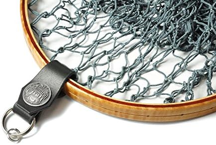 【サムライクラフト】 フィッシングツール ネットホルダー タイプ2 スクエア 厚革ヌメ 釣り ハンドメイド ヌメ革 経年変化 ベジタ