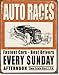 Hot Rod Garage Tin Signs Bundle - Legends American Hot Rod, Vintage Auto Races, Last Stop Hot Rod Repair and Life Needs No Red Lights