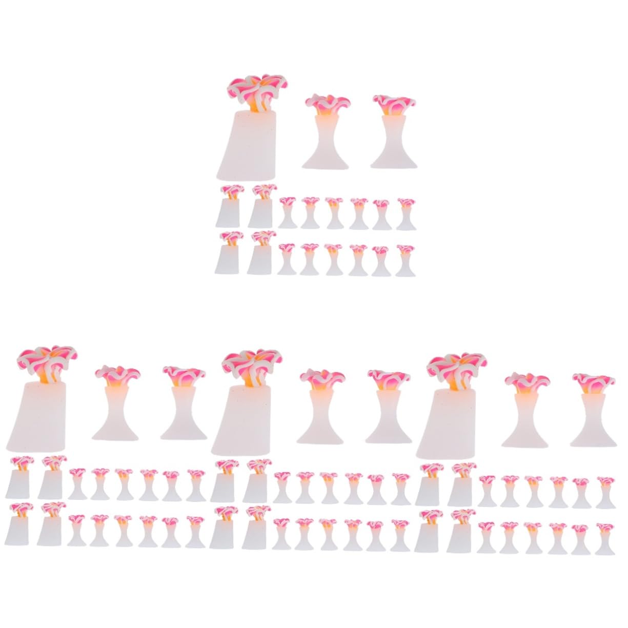 Healeved 12sets Separatori Per Dita Dei Piedi Silicone Da Accessori Per Manicure Art Facili Da Pulire e Confortevoli Per Trattamenti Estetici e Pedicure Professionali