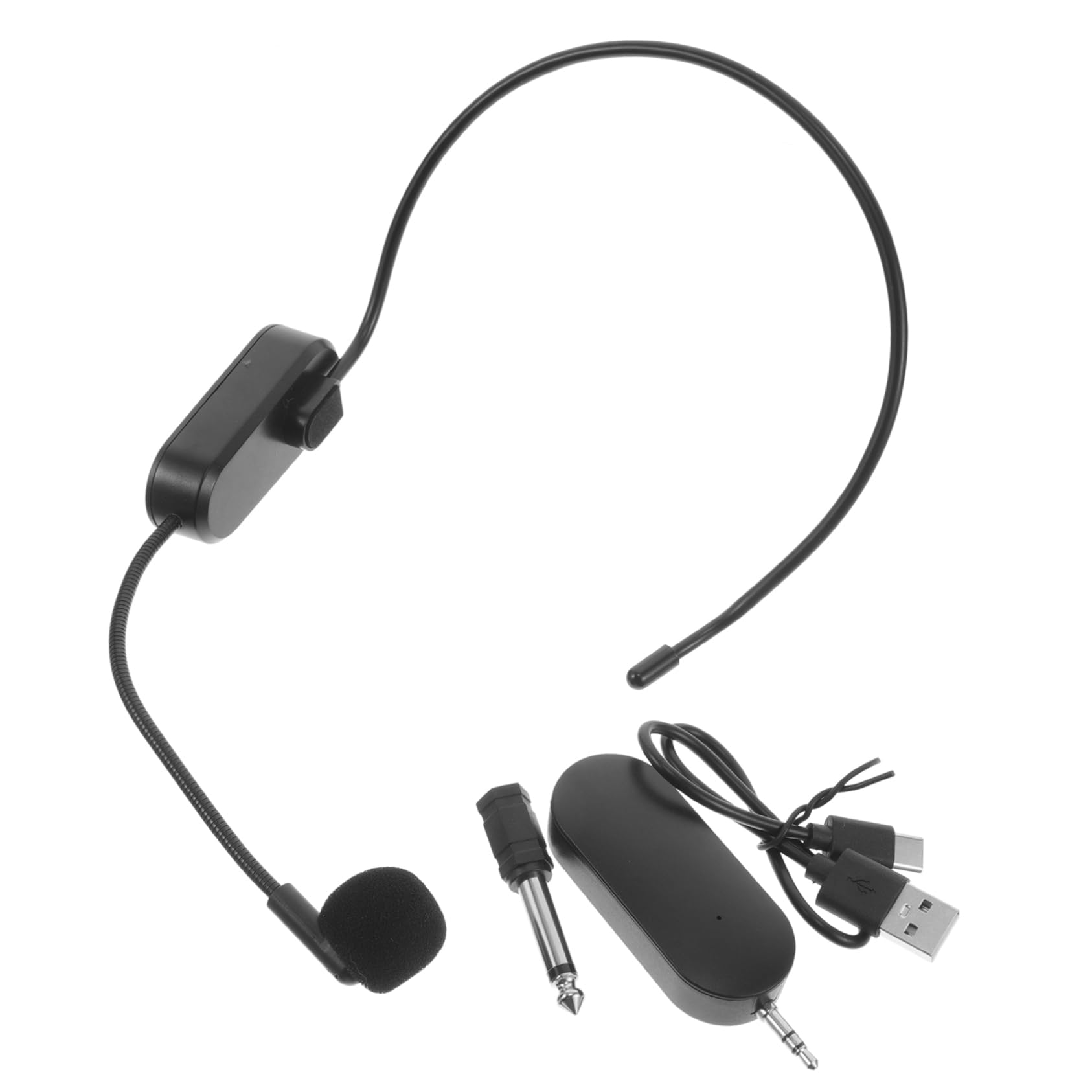 UPKOCH Micrófono Inalámbrico de Diadema para Profesores, Diseño Cómodo, Sonido Claro, Conexión Inalámbrica, Adecuado para Aula y Actuaciones