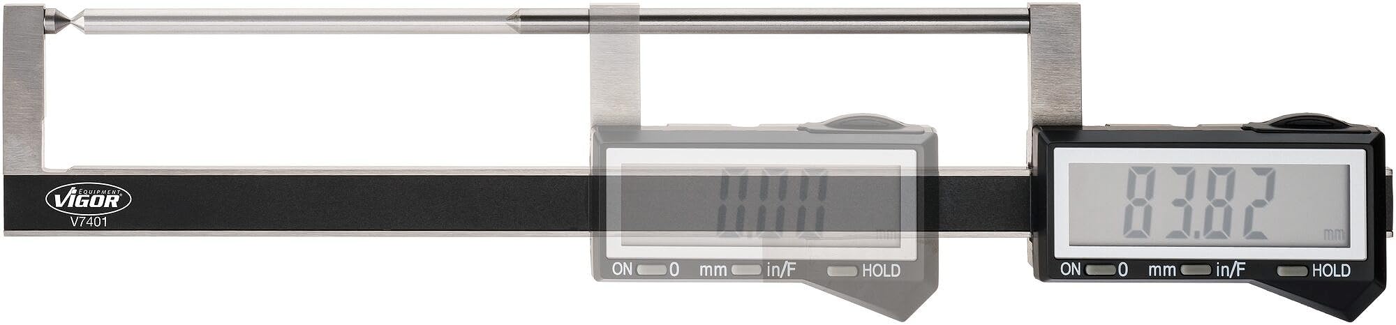 Vigor Calibrador de disco de freno digital V7401