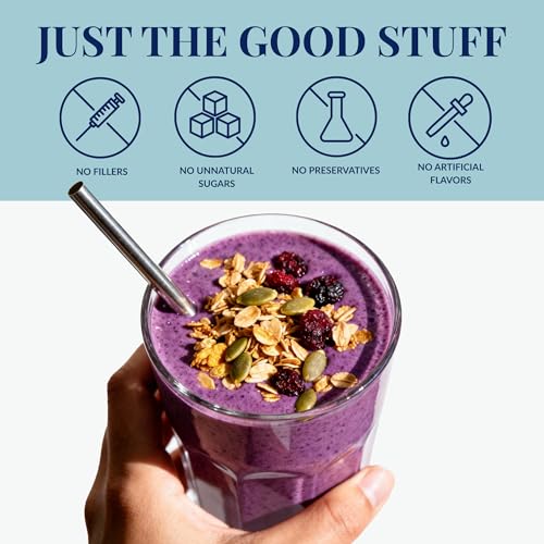 Image of Sweet Diane's Granola - Family Size (36 oz) Blueberry Almond Organic Granola, Low-Sugar, High-Fiber, Gluten-Free, Vegan, Delicious Breakfast and Snack Topper