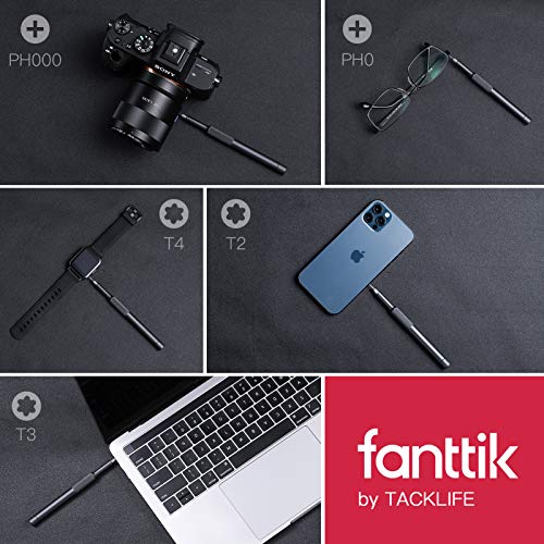 TACKLIFE fanttik Precision Screwdriver Set, 24 Magnetic Driver Bits Set, Pocket Manual Screwdriver Tool Set, Mini Screw driver, Repair Tool Kit for Electronics - X5