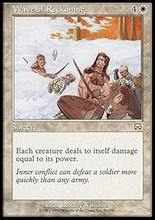 Magic The Gathering - Wave of Reckoning - Mercadian Masques