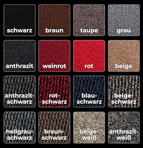 Tapis d'entrée haute densité 2900g/m2 PP Twisted Heatset Jan Max
