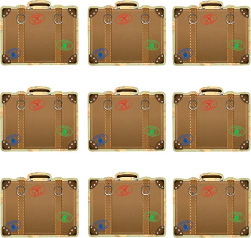 Travel the map mini accents bagages pour décorer une salle de classe
