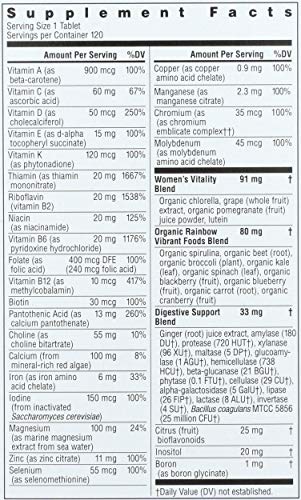 Rainbow Light Multivitamin Womens One, 120 Count #TOP2