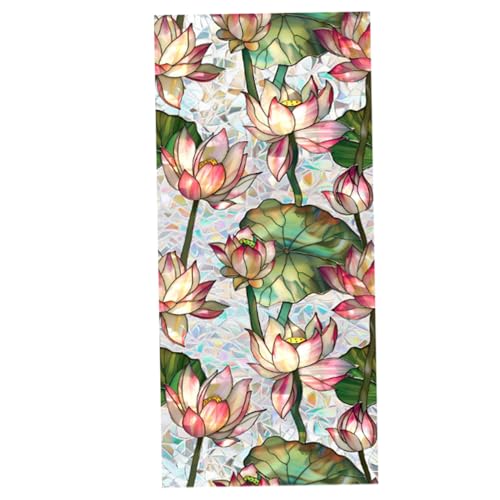 Catálogo de Vidrieras disponible en línea. 50 Película de vidrieras de vidrieras 43x200cm Patrón floral Película Privacidad Pegatizas de ventana estática colorida No adhesiva Reutilizable Decoración decorativa PVC Ventana...