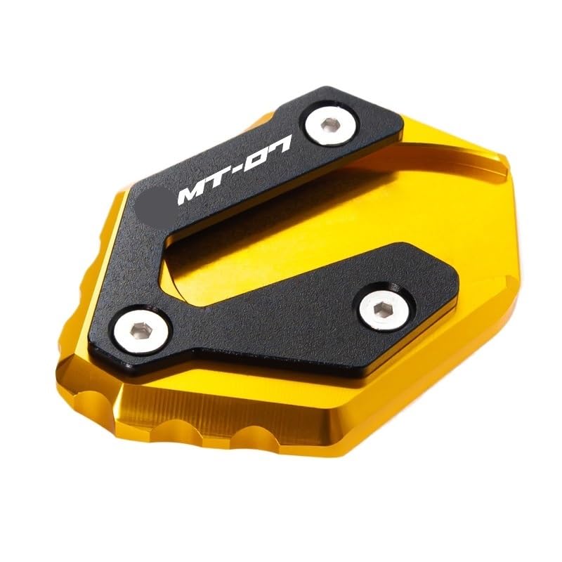 Coussinet extension béquille latérale YAMAHA MT07 pour un stationnement stable en roadtrip