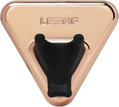 Leaf Shave Soporte de ducha, oro rosa  Gancho de pared adhesivo para ducha y baño, compatible solo con la maquinilla de afeitar de hojas, maquinilla