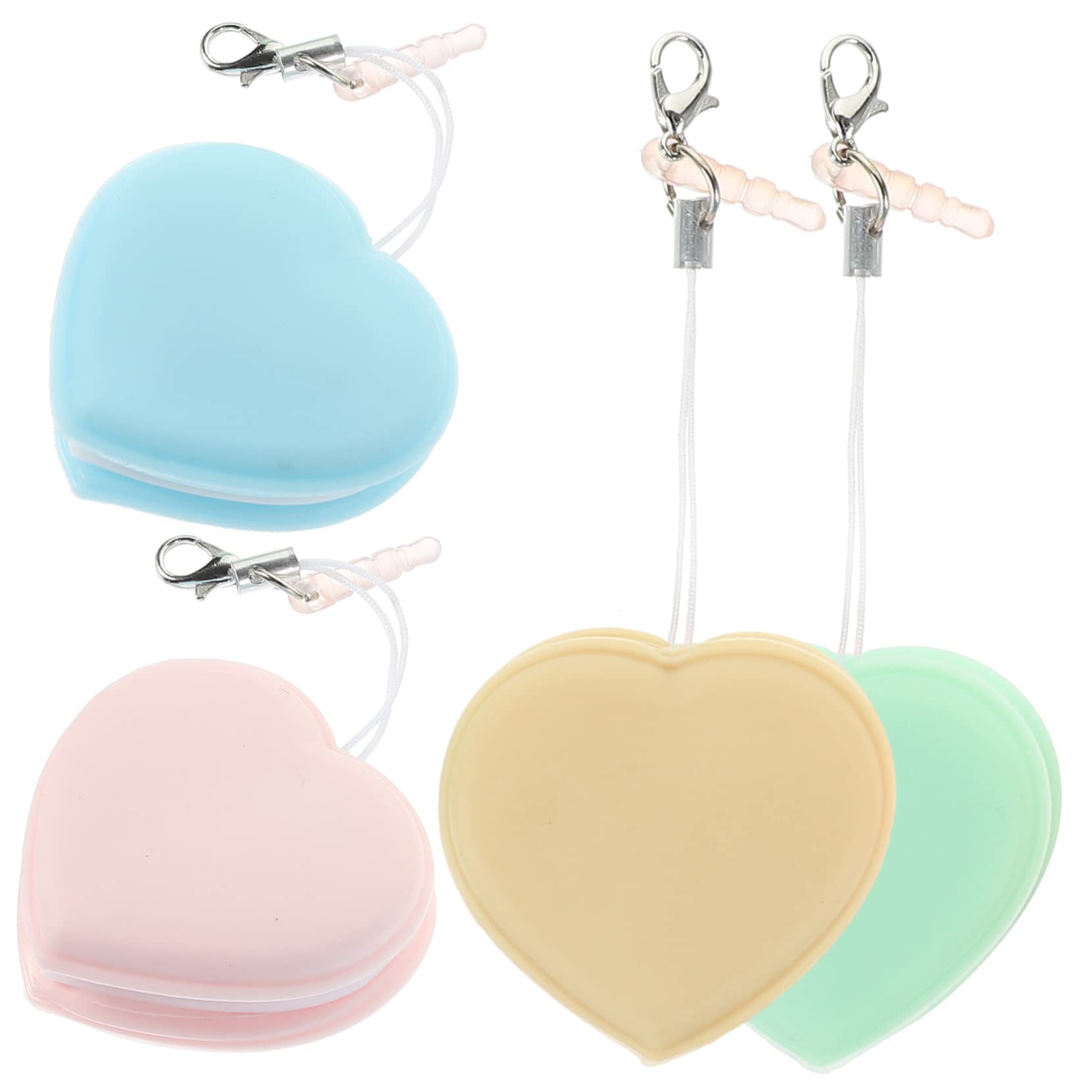 Healvian 20pezzi Cuore Macaron Pulitore Per Schermi e Lenti Salviette Per Occhiali e Obiettivi Accessorio Decorativo Per Chiavi e Zaini Pulizia Sicura e Pratica Senza Graffi