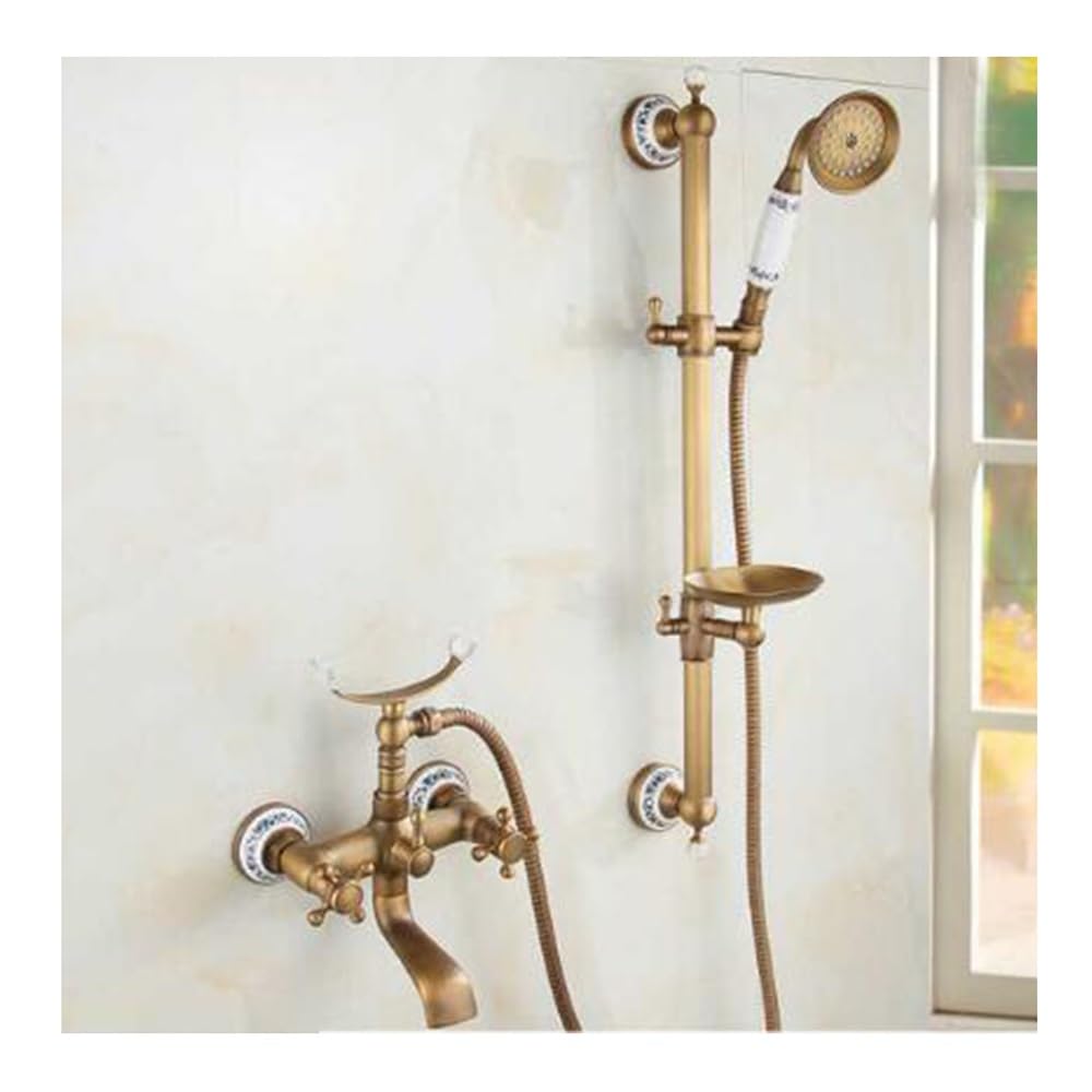 Bathtub Faucets Bathroom Tub Mixer Faucet Handheld Bathtub Faucet Wall Mounted Shower Faucets XT362(4)
