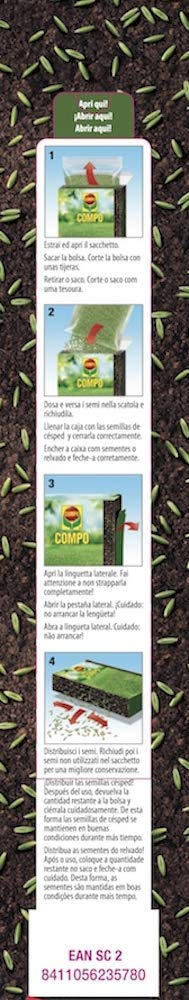 COMPO Semillas de césped repoblador Express, para 50 m², 1 kg, 2357802011 — view 5