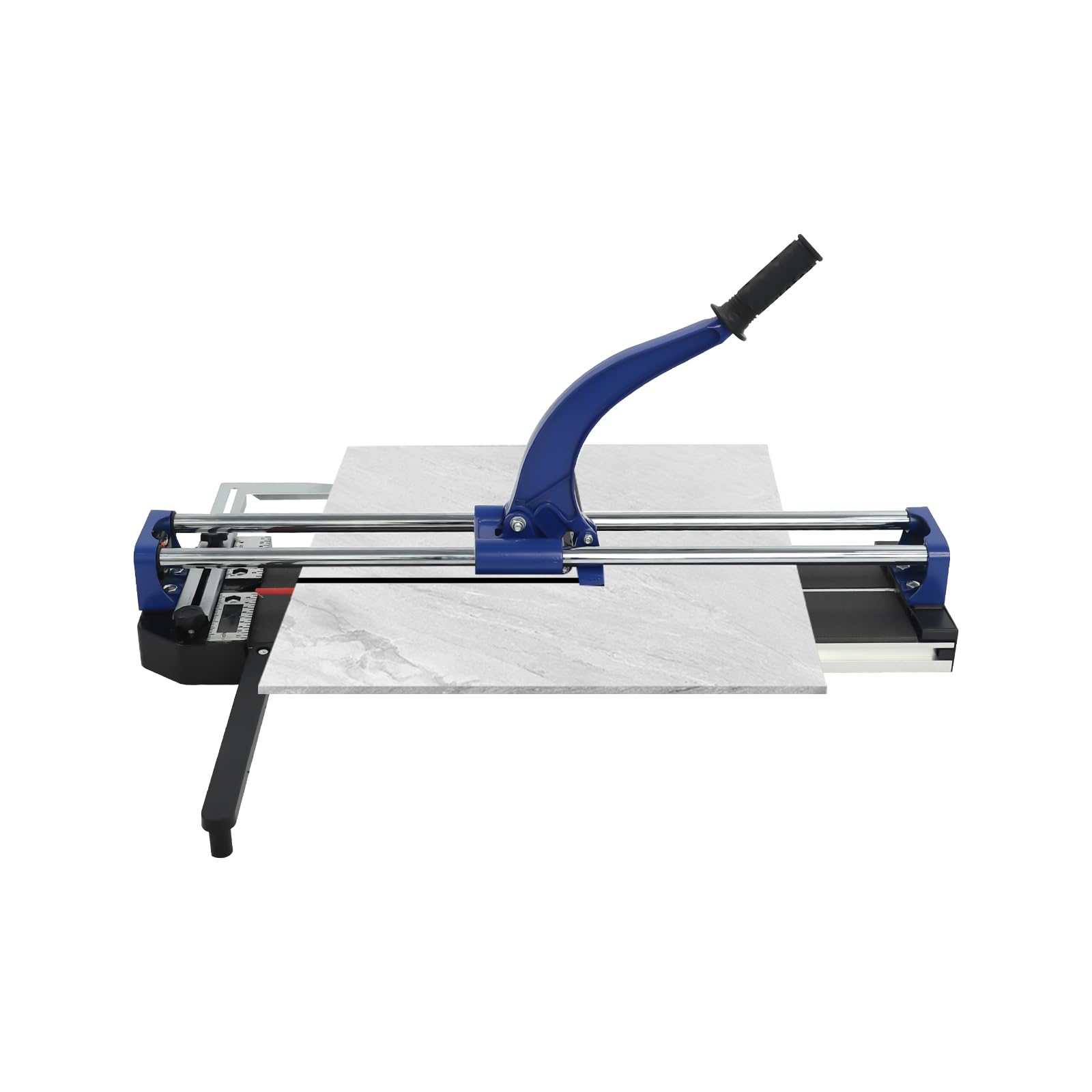Cortador de azulejos de 600 mm de longitud de corte manual, para un grosor de corte de 4-15 mm, rango de ángulo ajustable de 0 a 90°, para azulejos de cerámica, azulejos de pared, baldosas de suelo