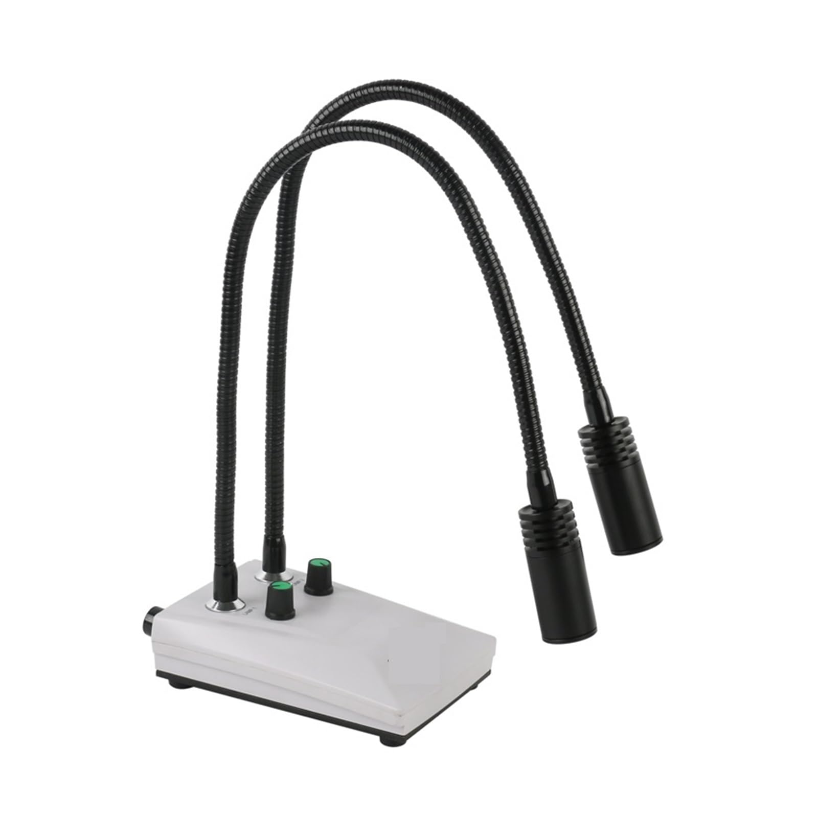 Cámara para Microscopio, Lámpara LED industrial de doble cuello cisne 6W 7500K for cámara vídeo microscopio Trinocular Binocular Reduce las sombras