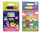 Water Magic - Patented Gourmet Scented Reusable Water Reveal Activity Books - No Mess, All Fun by Scentco (Cosmic Adventure and Creatures)