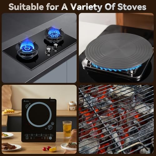 plplaaoo Stainless Steel Frying Pan, Oven Safe Induction Skillet, Stainless Steel Pan with Ergonomic Handle, Thickened Uncoated 3 Layers 304 Stainless Steels Skillet for Versatile Cooking(30cm) - Image 6