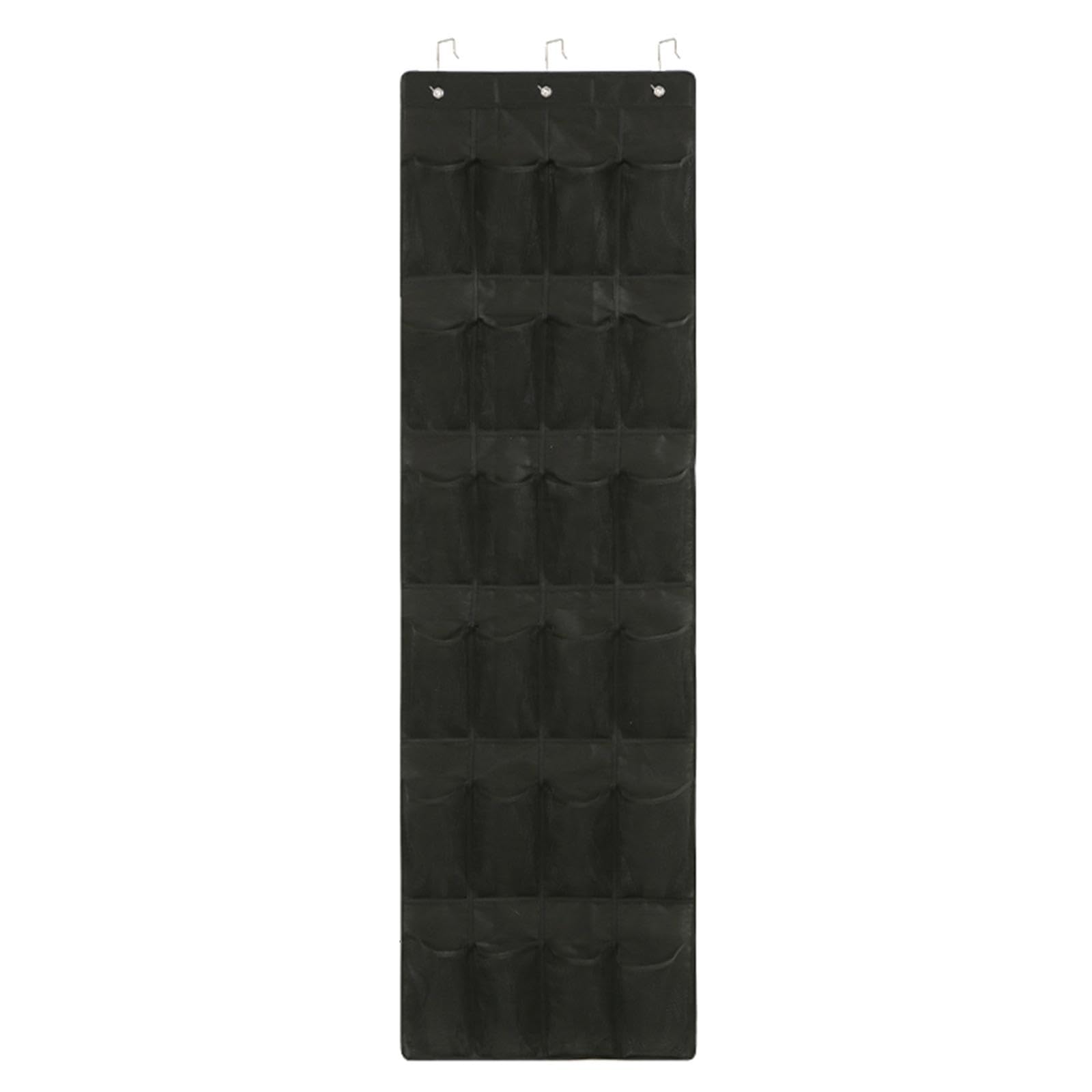 2 Piezas Organizador de Zapatos sobre La Puerta Colgante con Ganchos Estantería de Zapatos Plegable Bolsa Colgante de Bolsillos Material No Tejido Dur, 2 Piezas