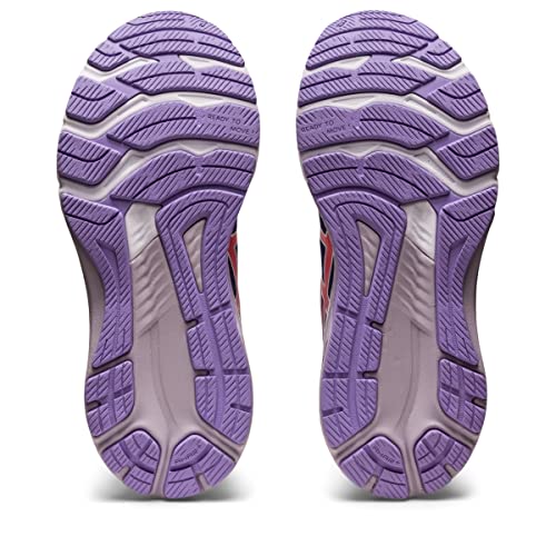 ASICS Tênis de corrida infantil GT-2000 11 Grade Escolar, Azul índigo/mamão, 21