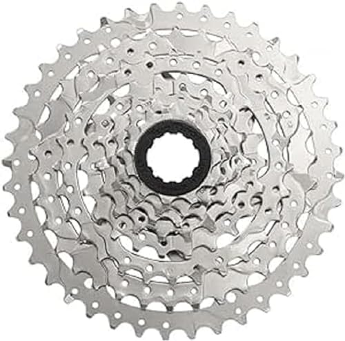 SUNRACE Cassette 8V 11X42 Plata CSM680 8AY-Box, Unisex-Adult, Black, Standard Size
