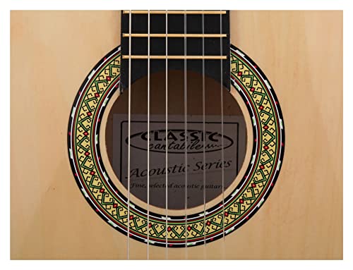 Classic Cantabile Acoustic Series AS-851 Guitare acoustique 7/8 - Les Beatles, Paul McCartney, John Lennon, RIngo Starr, George Harrison Classic Cantabile Acoustic Series AS-851 Guitare acoustique 7/8 – Image 7