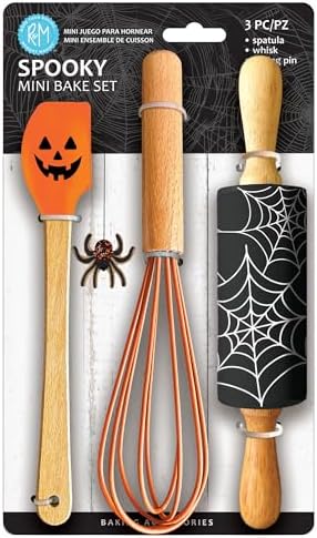 Spooky Halloween Mini Bake Set. Includes mini-Spatula, Whisk and ...