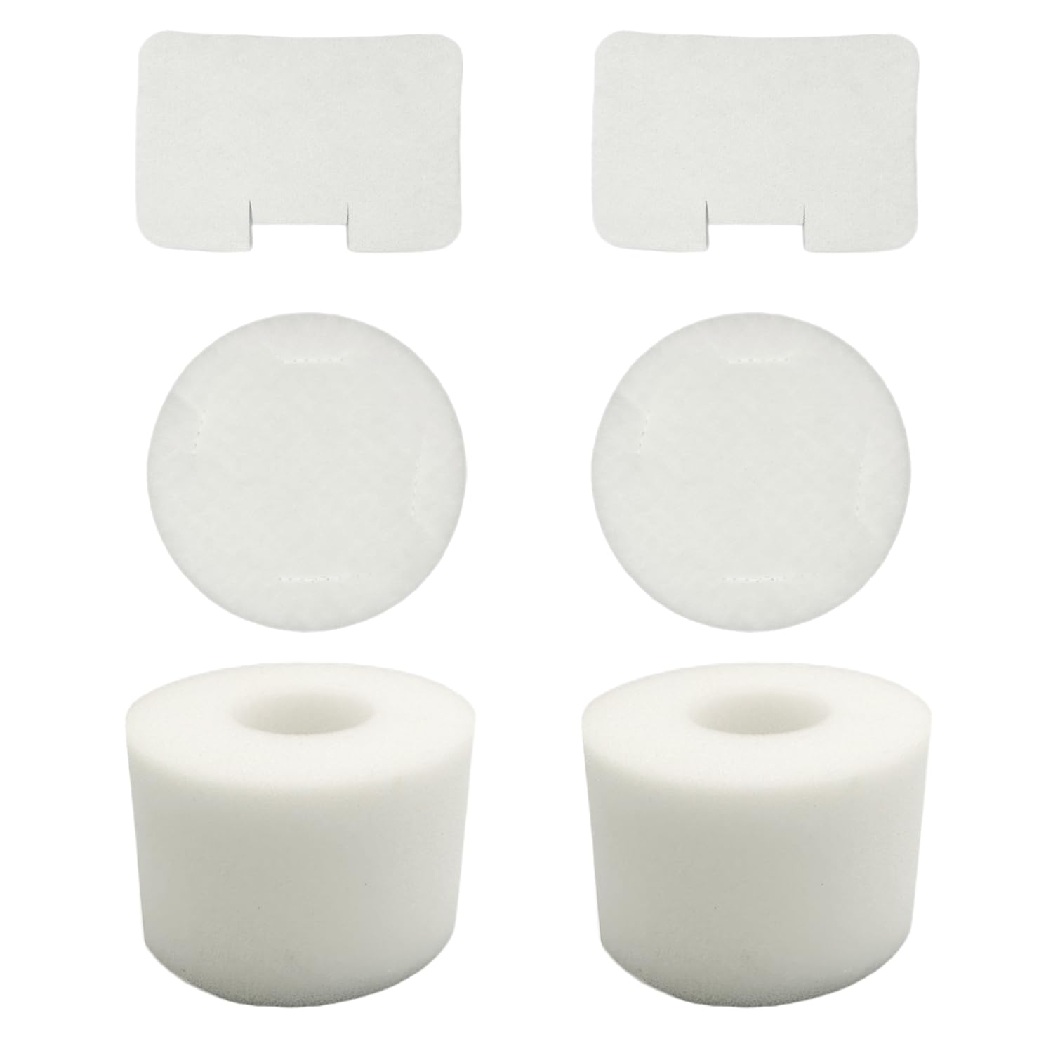 Filter Replacements Compatible with Shark NV42, NV4226, NV46, NV44, NV36, UV402, UV410 Navigator Deluxe Upright Vacuum, 2-Sets Foam & Felt & Post Motor, Replace Part # XFF36