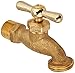 Mueller B and K Industries 103-003 1/2-Inch MIP Inlet Brass Standard Threaded Hose Bibb