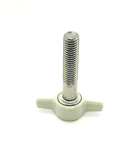 5/16 Thumb Screw T Bolts Gray Butterfly Clamping Knob Multiple Sizes Stainless (Screw Size: 2, Pack Size: 8 Bolts)