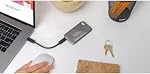 WD 4TB My Passport SSD External Portable Solid State Drive, Grey, Up to 1,050 MB/s, USB 3.2 Gen-2 and USB-C Compatible (USB-A for older systems) – WDBAGF0040BGY-WESN