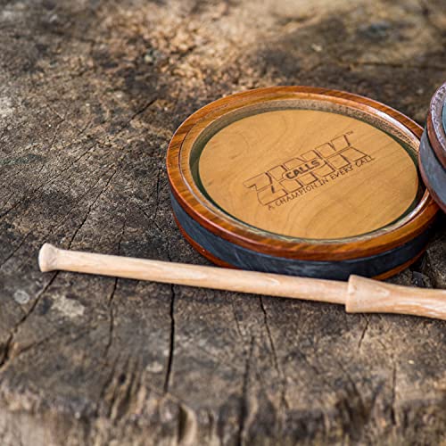 Zink Wicked Series Hunting Pot Turkey Call | Wood/Acrylic Durable Weatherproof Traditional Design Hand-Tuned Soft Close-Range Calling, Crystal #TOP2