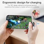 USB C 90 Degree Adapter [2-Pack], 240W PD USBC Right Angle Connector, 360° & 180° Rotatable USB C Extension Adapter for MacBook, iPad, iPhone 17/16/15, Galaxy, Tablet, Laptop