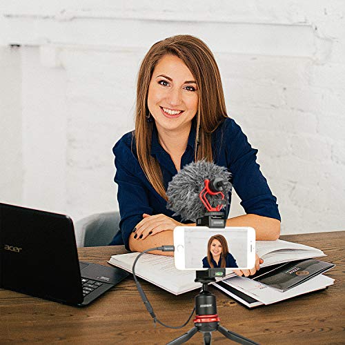 Saramonic Female 3.5Mm Trrs To Lightning Adapter Cable, Sr-C2002 3.5Mm To Apple Mfi Certified Lightning Microphone Cable Compatible With Iphone 13 12, Ipad Smartphones And Tablets(6Cm) #TOP2