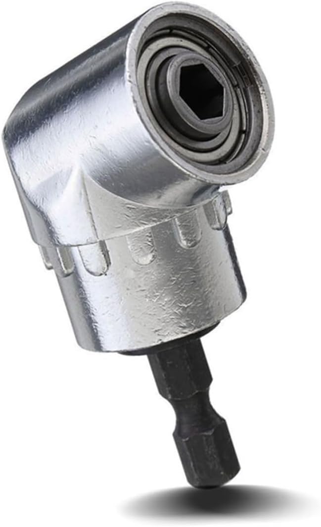 Tofficu 105 Elbow Electric Corner Screwdriver Extension Durable Bending Bit for Tight Spaces Compatible with All Electric Drills and Socket Wrenches Angle for Convenience