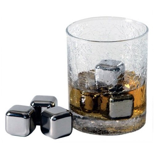 Franmara Stainless Steel Ice Cubes Deluxe - Set of 4