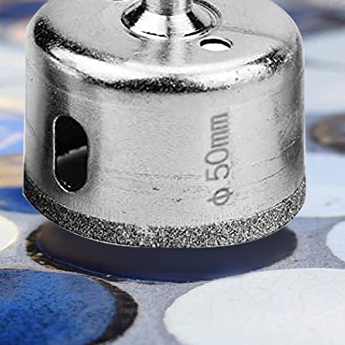 15 Pcs Diamond Drill Bit Sets, 6-50mm Tile Hole Cutter Set Diamond Hole Saw for Glass, Ceramics, Porcelain, Ceramic Tile