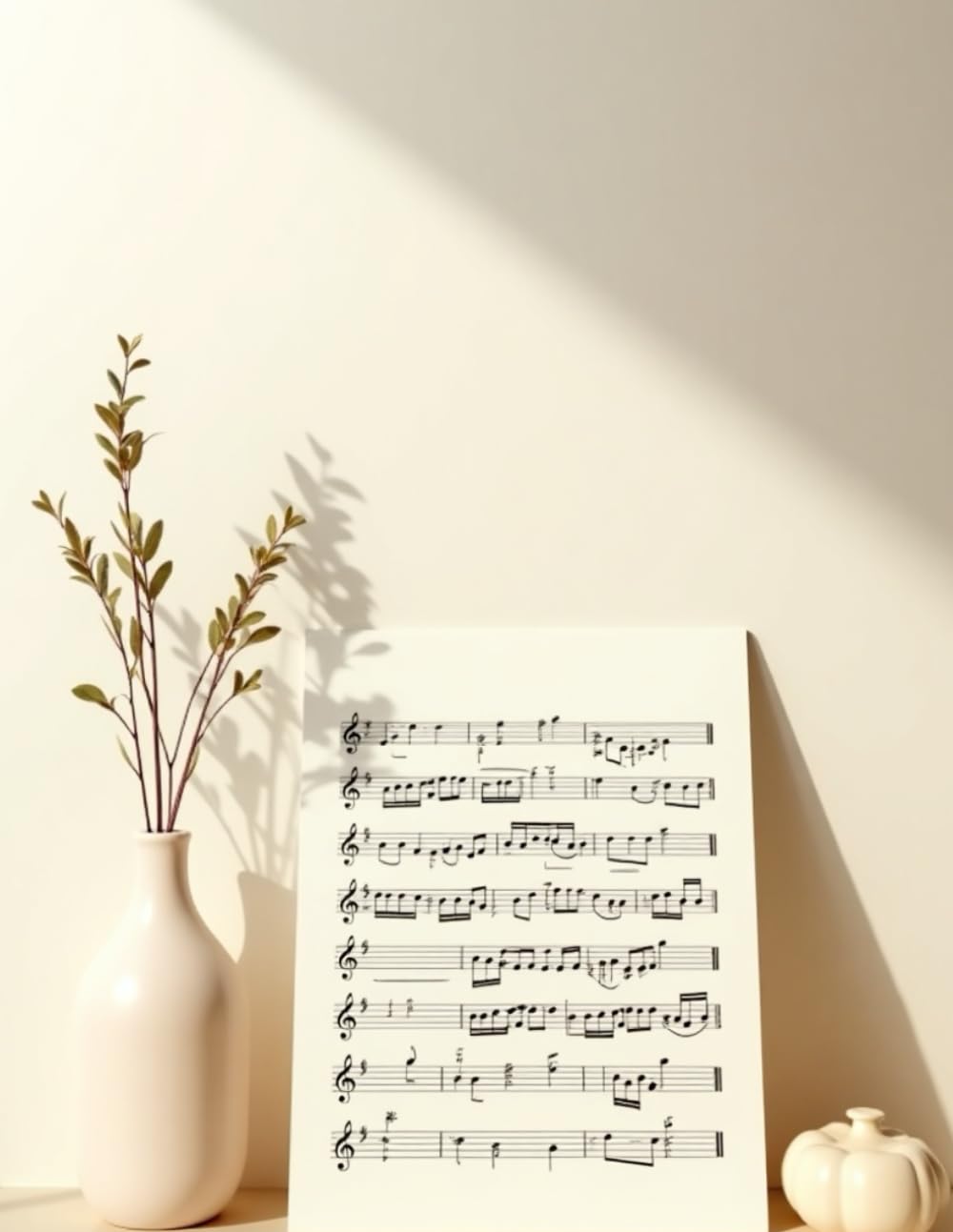 Cahier de musique pour compositions et partitions de notes guidées
