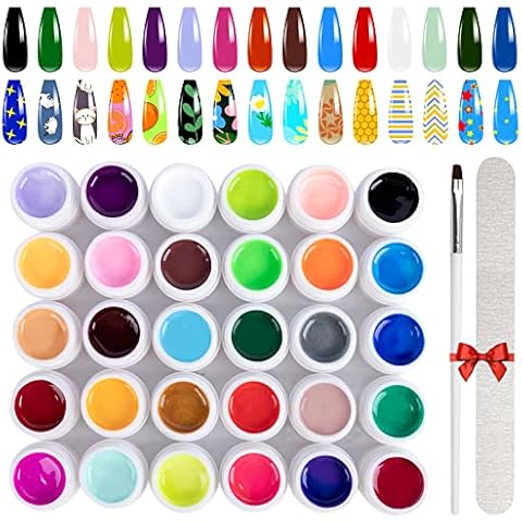 Kit de Esmaltes Semipermanentes de Uñas AISEELY Cover