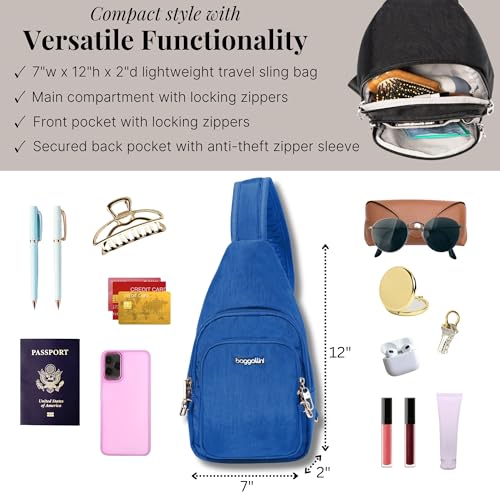 Image of Baggallini Securtex Anti-Theft Daytripper Sling