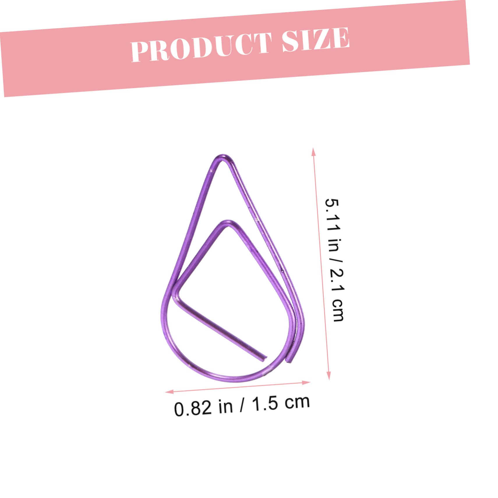 SHINEOFI 200piezas Clips Metálicos Clips De Coloridos Para y Escuela Accesorios Prácticos Para Organizar Archivos y