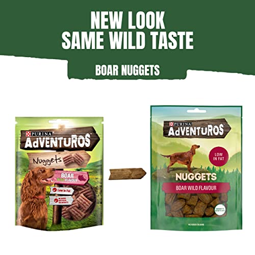 Purina Adventuros Nuggets Hundeleckerli mit Wildschweingeschmack, 90 g