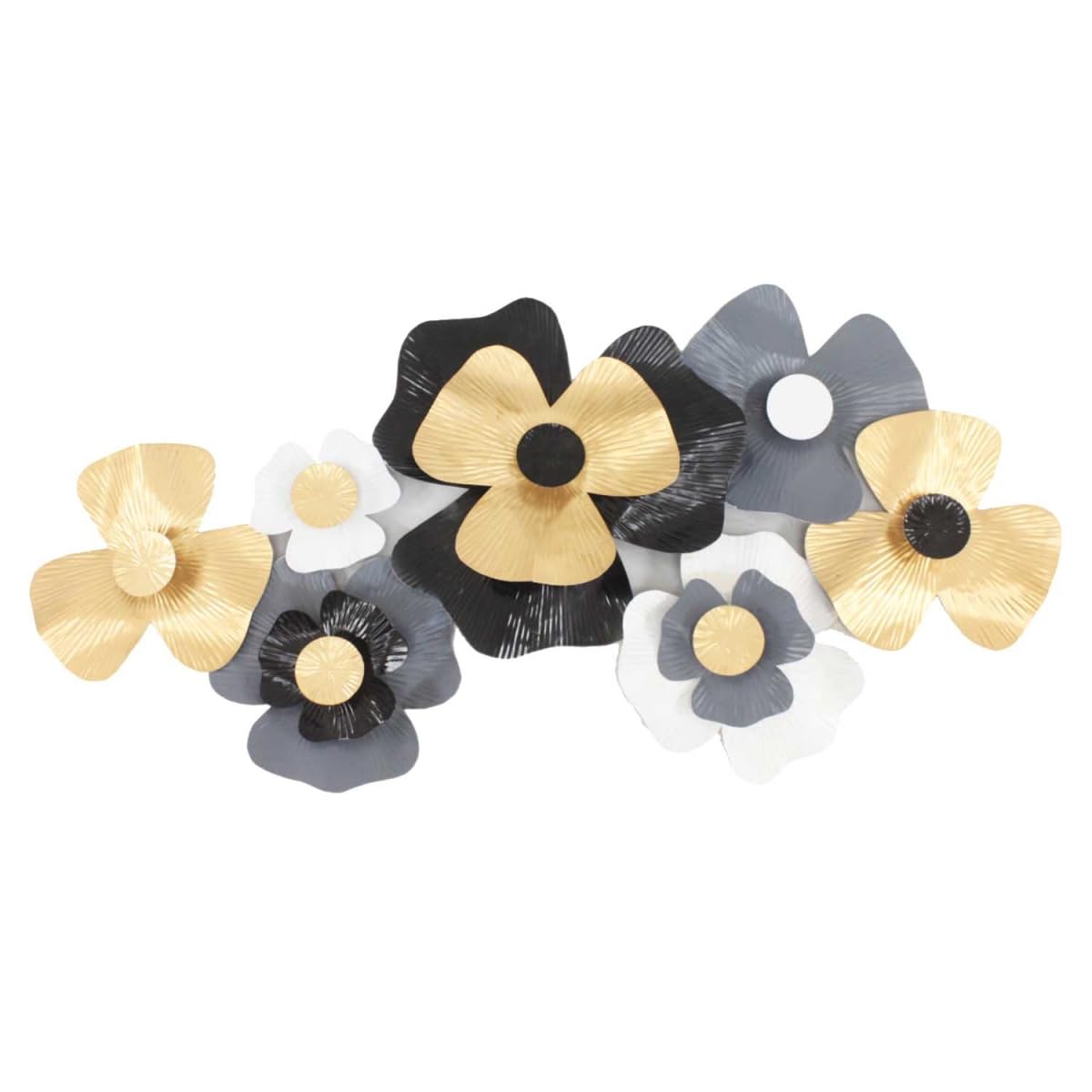 Casa Moro WD-6100 - Decorazione da parete in metallo, motivo floreale, 97 x 52 cm (larghezza x altezza)